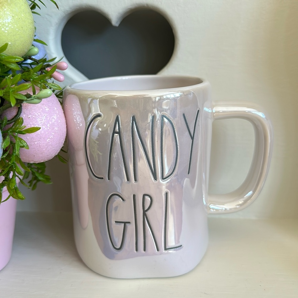 CANDY GIRL Iridescent Mug by Rae Dunn